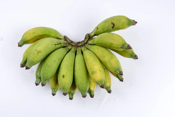 Banan isolerad på vit bakgrund. — Stockfoto