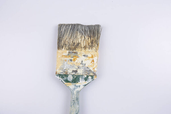 Used paint brushes and Paint Roller