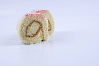 Pasta rulosu. beyaz üzerine izole.