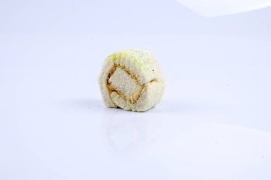 Pasta rulosu. beyaz üzerine izole.