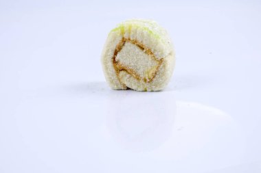 Pasta rulosu. beyaz üzerine izole.