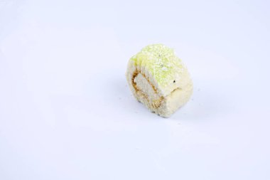 Pasta rulosu. beyaz üzerine izole.