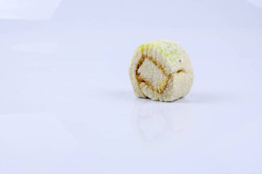 Pasta rulosu. beyaz üzerine izole.