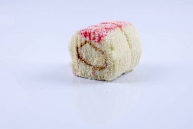 Pasta rulosu. beyaz üzerine izole.