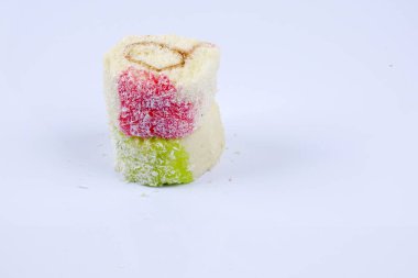 Pasta rulosu. beyaz üzerine izole.