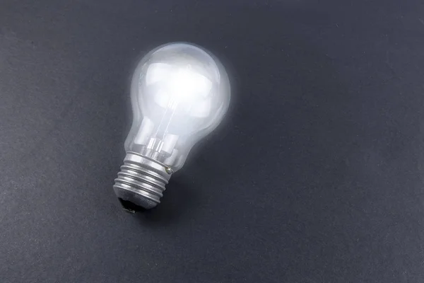 Ampoule Clavier Noir Avec Innovation Mots Conceptuels Stratégiques — Photo