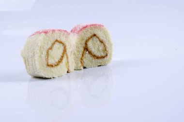 Pasta rulosu. beyaz üzerine izole.