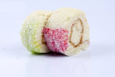 Pasta rulosu. beyaz üzerine izole.