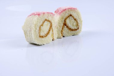 Pasta rulosu. beyaz üzerine izole.