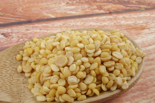 Toor Dal Известный Индийский Legume Называется Желтый Голубь Горох — стоковое фото