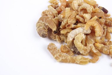 Derin kızarmış karides, karides, ziyan milanese karides beyaz arka plan üzerinde