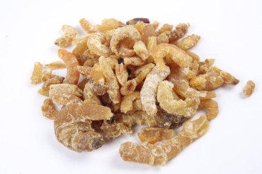 Derin kızarmış karides, karides, ziyan milanese karides beyaz arka plan üzerinde