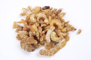 Derin kızarmış karides, karides, ziyan milanese karides beyaz arka plan üzerinde