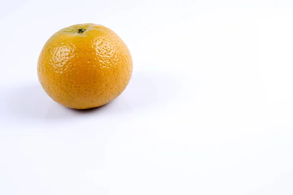 Cítricos Naranja Mandarina Aislados Sobre Fondo Blanco —  Fotos de Stock
