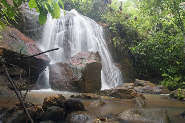 Derin jungle Şelalesi Malezya.