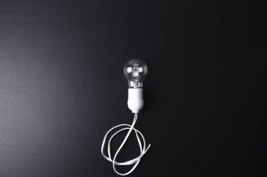 Işık Ampüller. Fikir coceptual