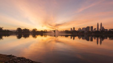 Kuala Lumpur, Malezya manzarası Titiwangsa Park.