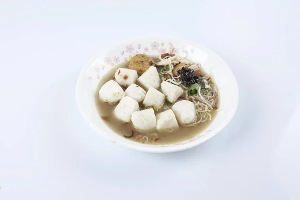 ソト麺インドネシア食品分離の背景 — ストック写真