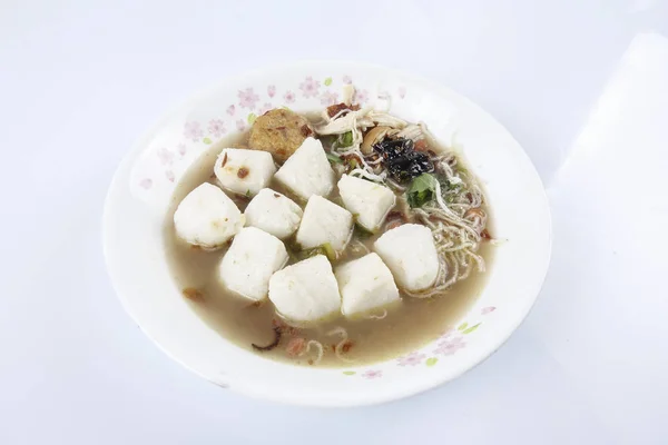ソト麺インドネシア食品分離の背景 — ストック写真