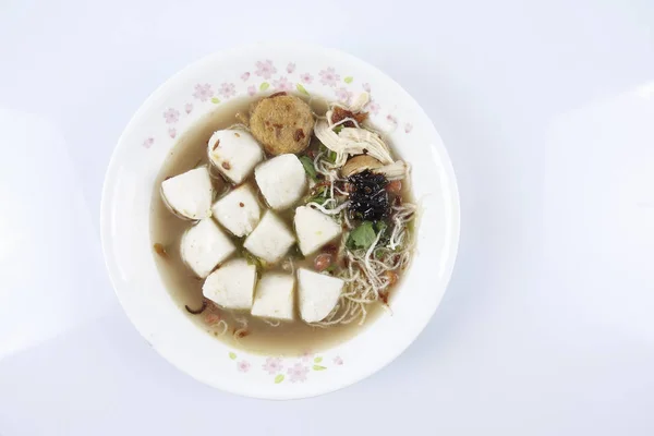 ソト麺インドネシア食品分離の背景 — ストック写真