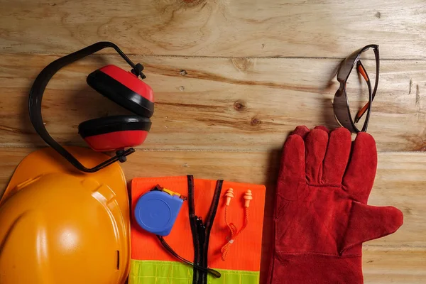 Equipamento de segurança de construção padrão — Fotografia de Stock