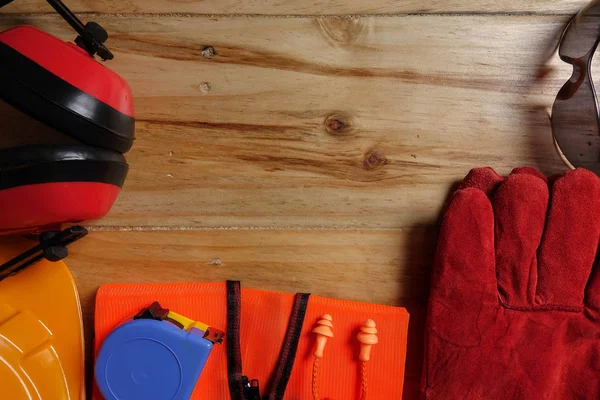 Equipamento de segurança de construção padrão — Fotografia de Stock