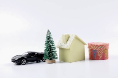 Noel ağacı süsle Noel şenlikli.