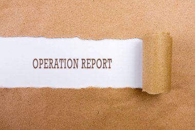 Genel Müdürlük kavramsal metinle yırtık kağıt.