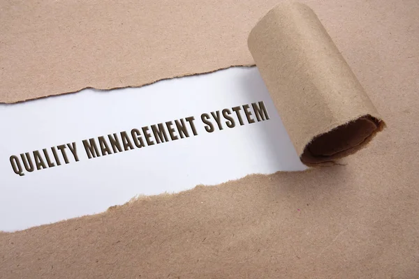 Gescheurd Papier Met Conceptuele Tekst Van Algemeen Management — Stockfoto