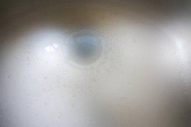 Evye tıkanma. Bulanıklık ve seçici odak.