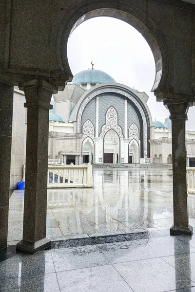 Kuala Lumpur Janeiro 2018 Exterior Mesquita Federal Kuala Lumpur Malásia — Fotografia de Stock