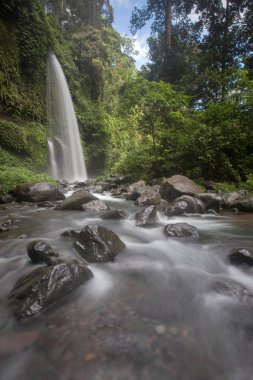 Lombok, Endonezya inanılmaz şelale.