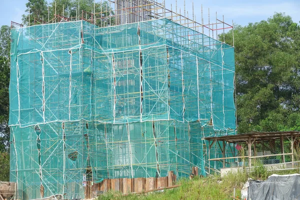 Kuala Lumpur Abril 2018 Construção Traço Alto Perto Shah Alam — Fotografia de Stock