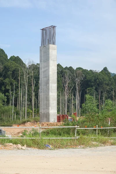 Kuala Lumpur Duben 2018 Výstavba Dálnice Pomlčka Nedaleko Shah Alam — Stock fotografie