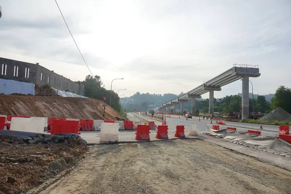 Kuala Lumpur April 2018 Construction Dash Highway Shah Alam Dash — Stock Photo, Image