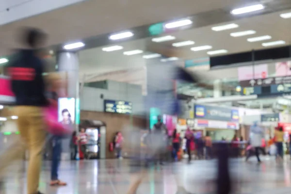 Kuala Lumpur Abril 2018 Blur Pessoas Estação Trem Sentral — Fotografia de Stock