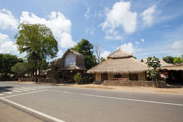 Lombok Indonesië Juni 2016 Culturele Village Desa Sade Lombok Indonesië — Stockfoto