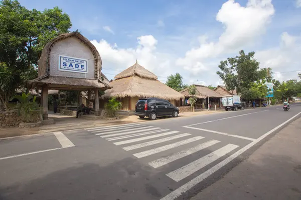 Lombok Indonesië Juni 2016 Culturele Village Desa Sade Lombok Indonesië — Stockfoto