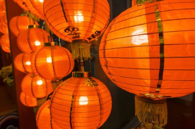 Kuala Lumpur, 20 Ocak 2017. Çince fener decocation hipermarket Cny kutlama teşvik için.