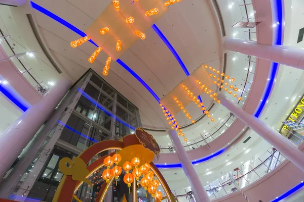 Kuala Lumpur January 2017 Chinese Lantern Decocation Hypermarket Spur Cny — Stock Photo, Image