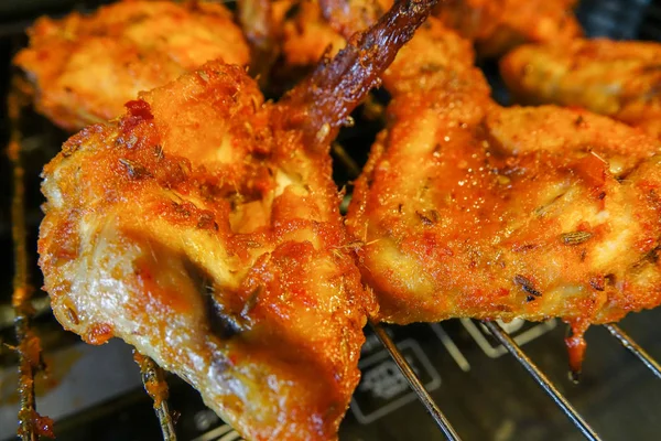 Roasted Chicken Wings Oven Grill — Stock Photo, Image