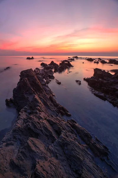 Vista Panorâmica Incrível Praia Tropical Composição Natureza Cores Vibrantes — Fotografia de Stock