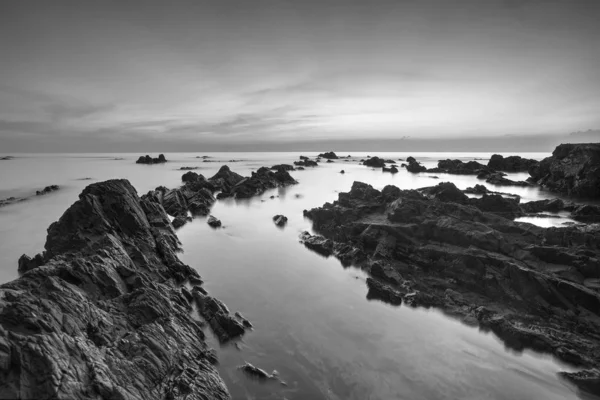 Vue Panoramique Plage Tropicale Incroyable Composition Nature Couleurs Vives — Photo