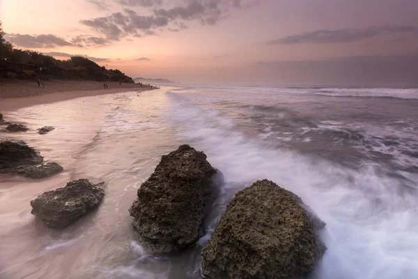 Vista Panorâmica Incrível Praia Tropical Composição Natureza Cores Vibrantes — Fotografia de Stock