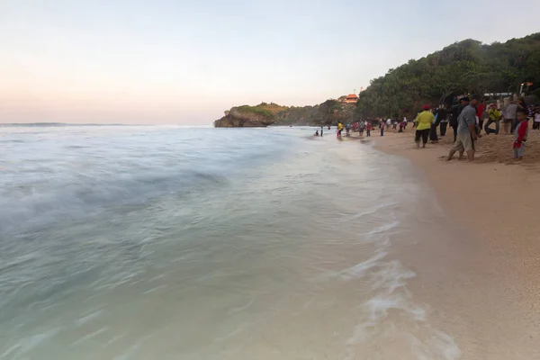 Vista Panorâmica Incrível Praia Tropical Composição Natureza Cores Vibrantes — Fotografia de Stock