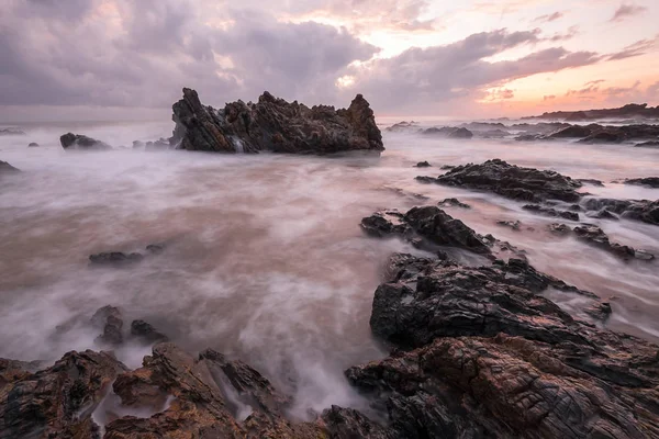 Vista Panorâmica Incrível Praia Tropical Composição Natureza Cores Vibrantes — Fotografia de Stock