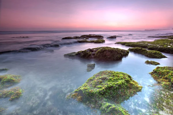 Vista Panorâmica Incrível Praia Tropical Composição Natureza Cores Vibrantes — Fotografia de Stock