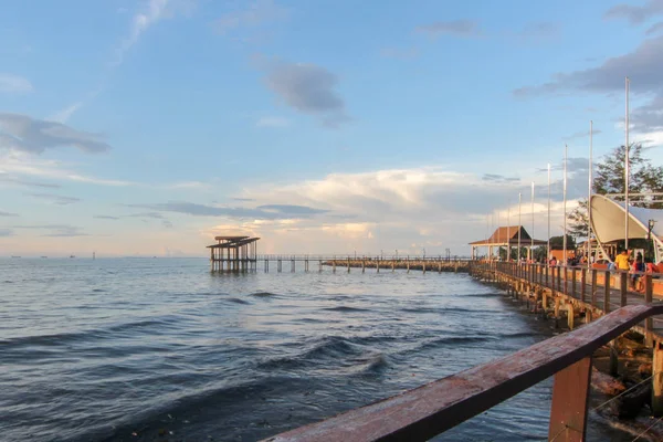 Vista Panoramica Della Splendida Spiaggia Tropicale Composizione Della Natura Colori — Foto Stock