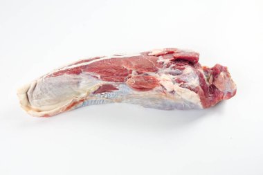 Sığır eti beyazı izole edilmiş..