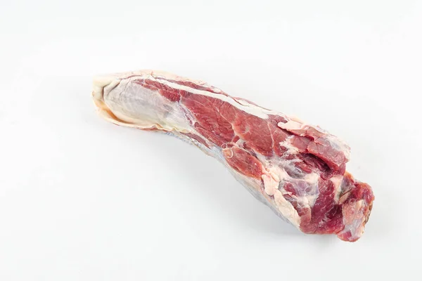 Carne Boi Mandril Isolada Branco — Fotografia de Stock